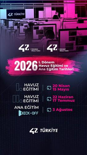 42 Türkiye 2026 Eğitim Dönemi Başvuruları Devam Ediyor